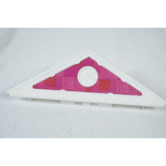 2015 Barbie Dream House Replacement Small Eave Triangle Roof White Part - Picture 1 of 4